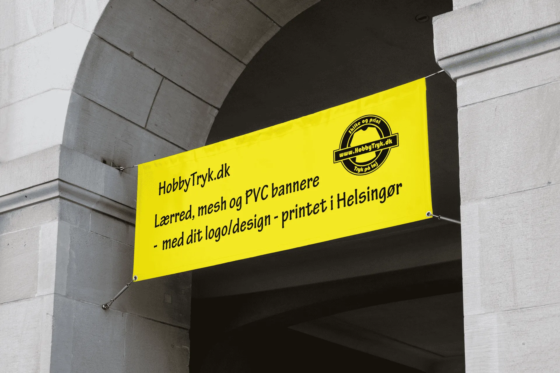 Bannere med tryk